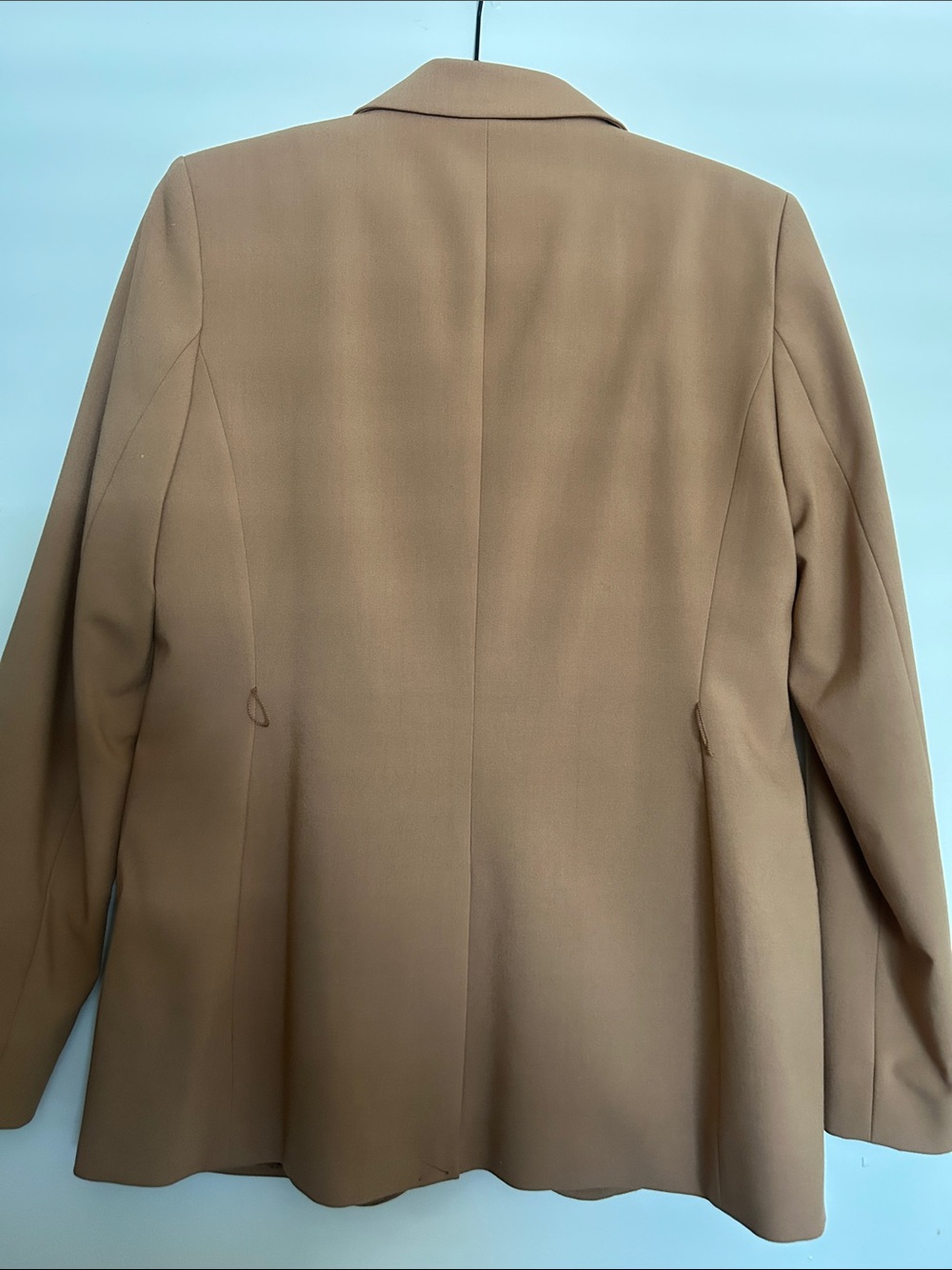 Calvin Klein Women's Tan Single-Breasted Blazer - Picture 3 of 4